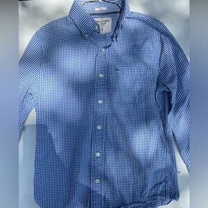 Abercrombie & Fitch Blue Gingham Button Down Shirt